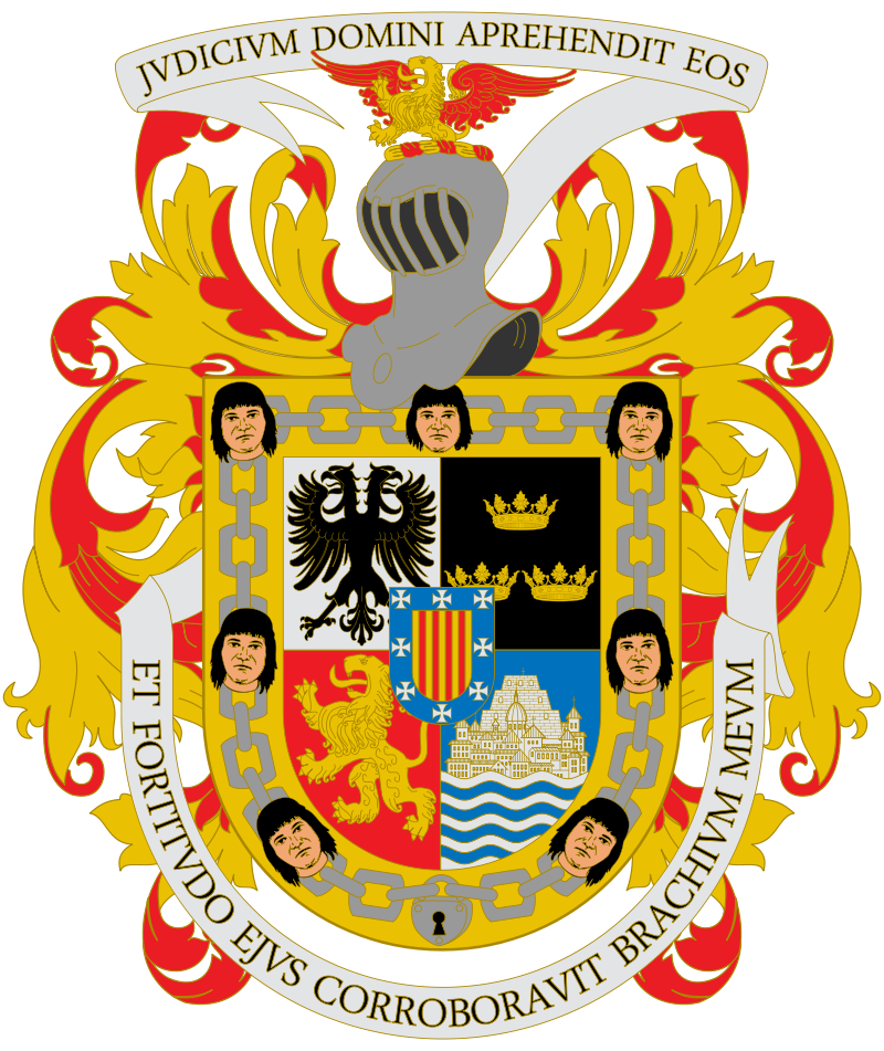 Stemma concesso a Hernán Cortés dalla Corona spagnola