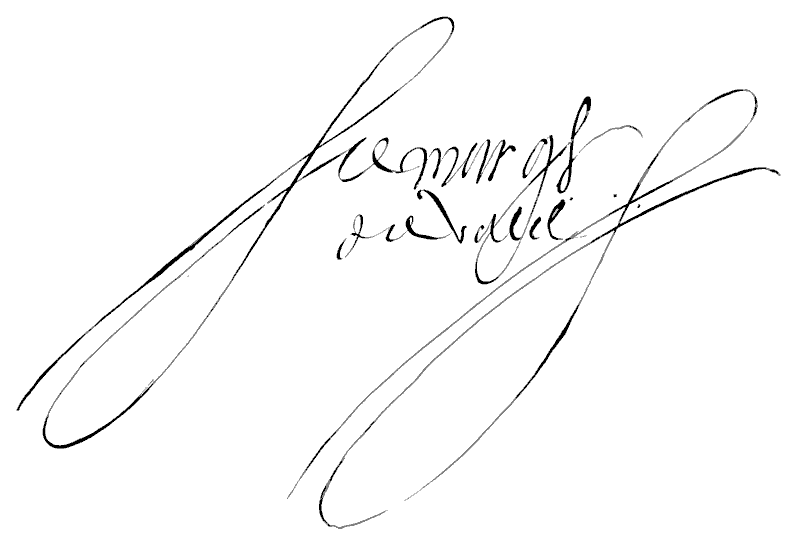 Firma autografa di Hernán Cortés